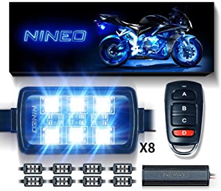 NINEO RGB LED Strip Lights Kit Multi-Color Neon w/Remote Controller Compatible with ATV UTV Cruiser Harley Davidson